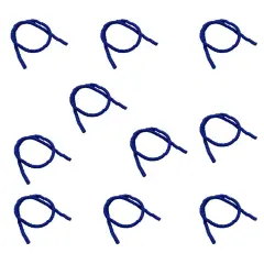 Kitcheniva 6mm Heishi Beads Clay Disc Flat Vinyl DIY Jewelry 10 Strands Navy blue