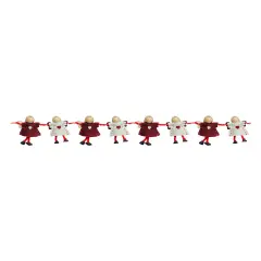 Northlight 4" x 26" Red and Beige Angel Dolls Christmas Garland - Unlit