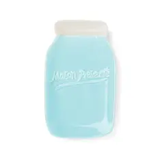 Fox Run Ceramic Spoon Rest, Angled to Secure Utensils, Contain Countertop Drips and Spills, Charming Mason Jar Design