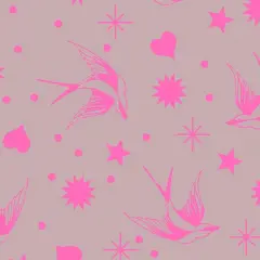 Tula Pink Neon Fairy Flakes - Cosmic || Neon True Colors || Everglow