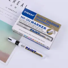 Kitcheniva 3 Pcs Waterproof Permanent Paint Marker Pen Oil based Black