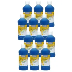 Little Masters&reg; Tempera Paint, Blue, 16 oz., Pack of 12