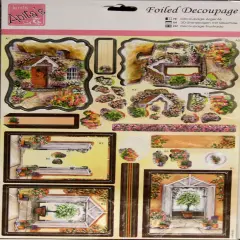 Anita's Foiled Decoupage Die-cut Embellishments-The Lemon Tree