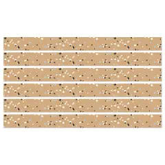 We Belong Speckled Kraft Paper Straight Borders Per Pack, 36 Feet Per Pack, 6 Packs