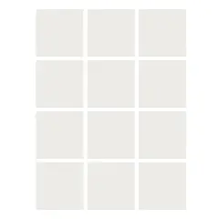 Dry Erase Stickables with Dry Erase Marker, White, 5" x 5", 12 Per Pack, 2 Packs