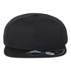 Atlantis Headwear&reg; Sustainable Flat Bill Cap Black
