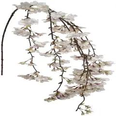 Elegant Floral Charm 60-Inch Hanging Cherry Blossom - Beautiful Artificial Flower Garland for Home and Event Decorations - Enhance Your Space with Captivating Blossoms, Floral Home by Artificial Flowers