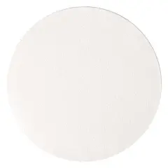 6" Round White Foil Cake Board Drum
