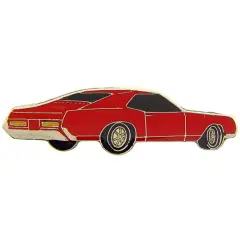 1966 Riviera Red Car Pin 1"
