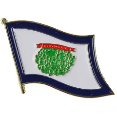West Virginia Flag Pin 1"