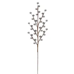 19" BERRY SPRAY 35 SILVER- 2 Dozen