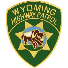 Wyoming Highway Patrol Pin 1"