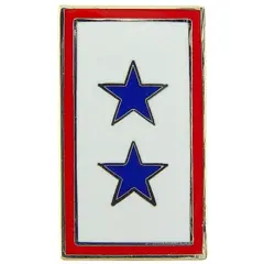 Family Member In Service Pin Two Stars 7/8"