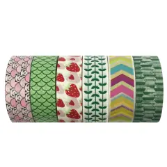 Wrapables Washi Masking Tape Collection, Premium Value Pack, VPK104