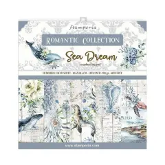 Stamperia Romantic: Sea Dream 12x12 Paper Pack