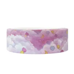 Wrapables Washi Masking Tape Pink Clouds