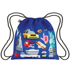 LOQI Hey Studio Backpack, One Size, New York