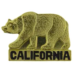 California Bear Emblem Pin 1"