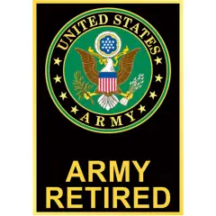 U.S. Army Logo Retired Pin 7/8"