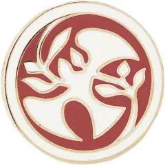 Peace Keeping Dove Pin 1"