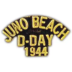 WWII D-Day Juno Beach Pin 1"