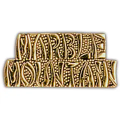 Marble Mountain Pin 1"