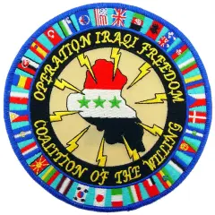 Operation Iraqi Freedom Coalition Patch 5"