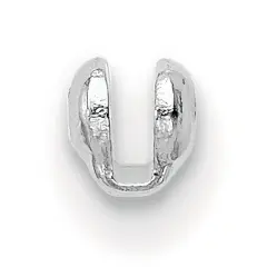 18K White Gold Cuff Link Joint