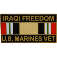 Eagle Emblems P12266 Pin-Iraqi Freed, Usmc, Vet. (1-1/8")