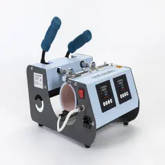 3-in-1 Two Station Mug Press Press - Blue