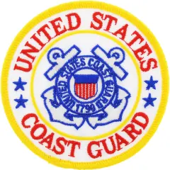 Eagle Emblems Patch-US Coast Guard Logo 3 (3")