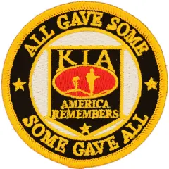 KIA America Remembers Patch Military Gifts Patches for Jackets Hats Vests