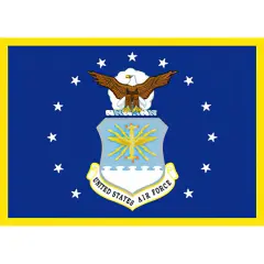 EagleEmblems PM3804 Patch-USAF,Flag (2.5x3.5'')