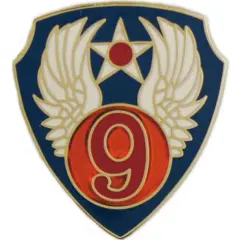 EagleEmblems P14694 PIN-USAF,009TH (1'')