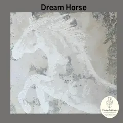 Dream Horse(Cheval de r&ecirc;ve) - Art paper for Decoupage and Mixed Media - 18x24