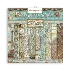 Stamperia Sir Vagabond Aviator Background 12x12 Paper Pack