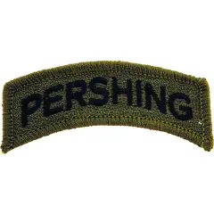 EagleEmblems PM3777 Patch-Army,TAB,Pershing (Subdued) (2.5'')