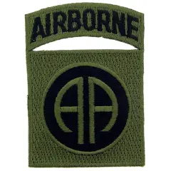 U.S. Army 82nd Airborne Patch Green 3"
