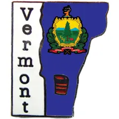 Vermont Map Pin 1"
