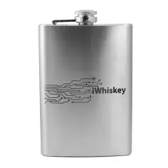 8oz iWhiskey Stainless Steel Flask