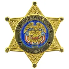 Utah Highway Patrol Badge Pin 1"