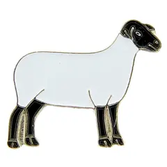 Suffolk Sheep Pin 1"