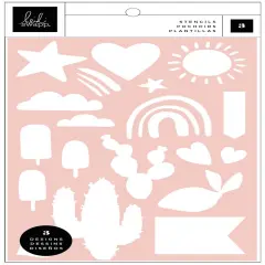 Heidi Swapp Sun Chaser Stencils 3/Pkg