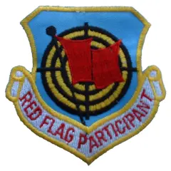 U.S. Air Force Red Flag Participant Patch 3"
