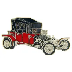 T Bucket Car Pin Red 1"