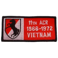 U.S. Army 11th Armored Cavalry Regiment Vietnam Patch