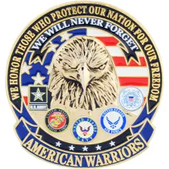 Seal of The USA Emblem Pin 1 5/8"