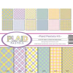 Reminisce Plaid Pastels Collecton Kit