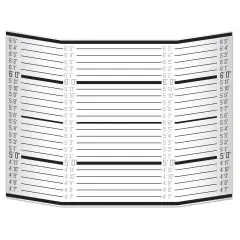 Mug Shot Lineup Photo Prop, (Pack Of 6)