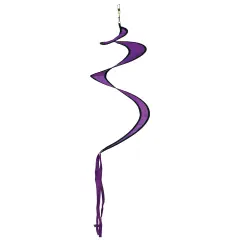 In the Breeze 5079 Purple Twister Tail - Outdoor Spinning Decoration and Accessory
